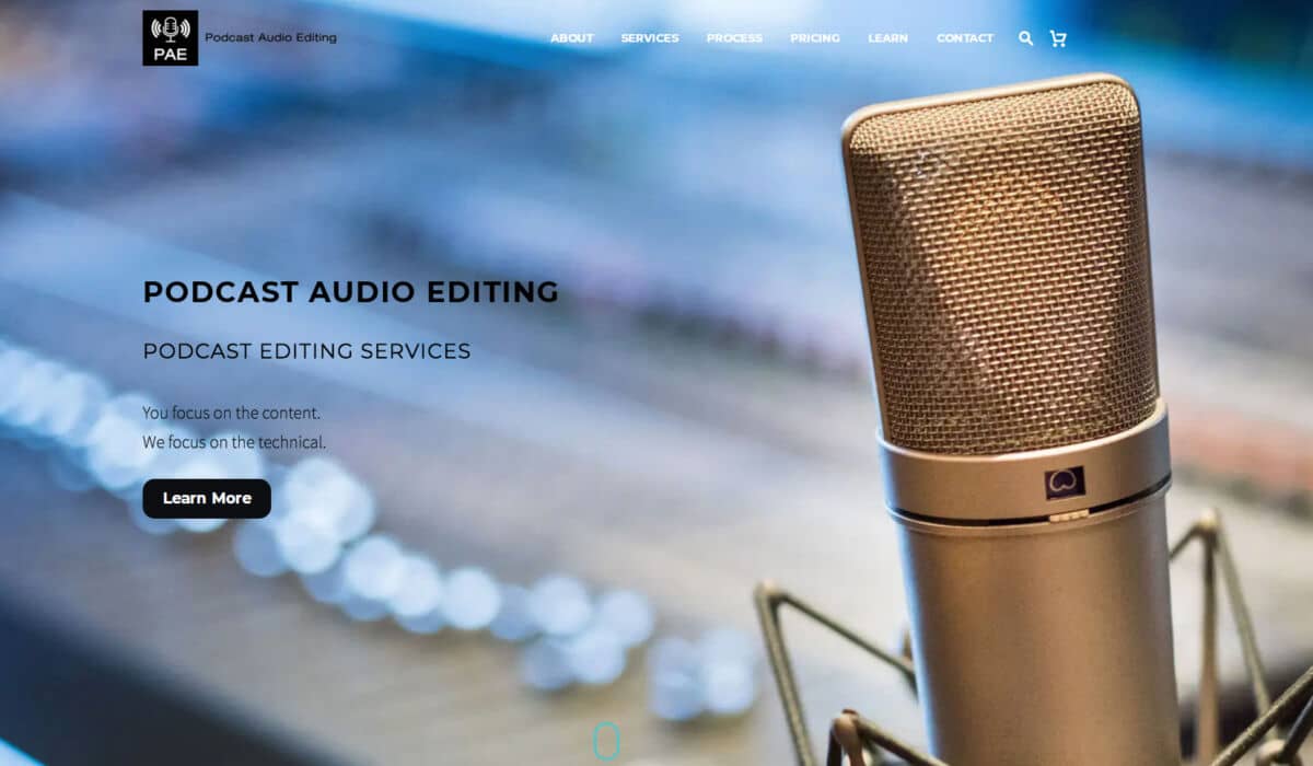 best podcast editing services podcast audio editing console and microphone