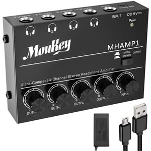 moukey-4-channel-podcast-headphone-amplifier300 moukey-4-channel-podcast-headphone-amplifie
